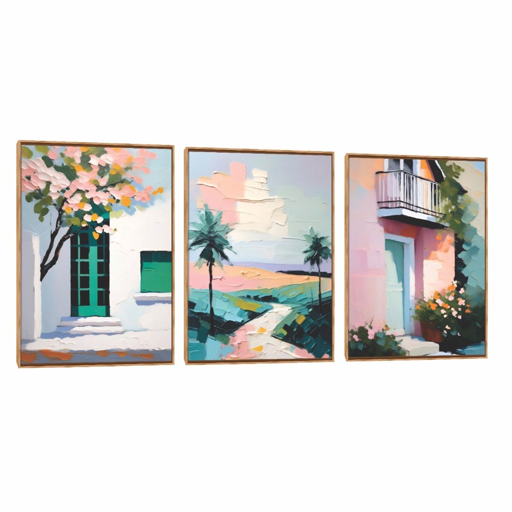 Compre Quadro Decorativo Composição Trio Capri - Decora Online