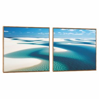 Quadro Decorativo Composição Duplo Lençóis Maranhenses