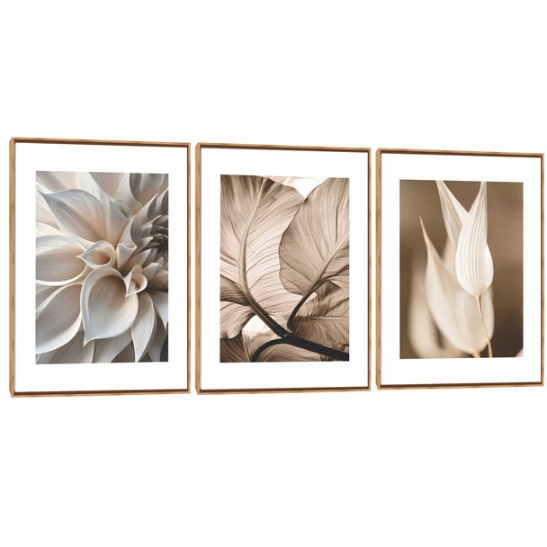 Quadro Decorativo Composição Trio Palma