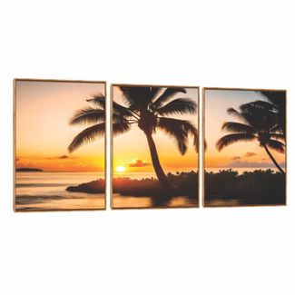 Quadro Decorativo Composição Trio Sol Intenso