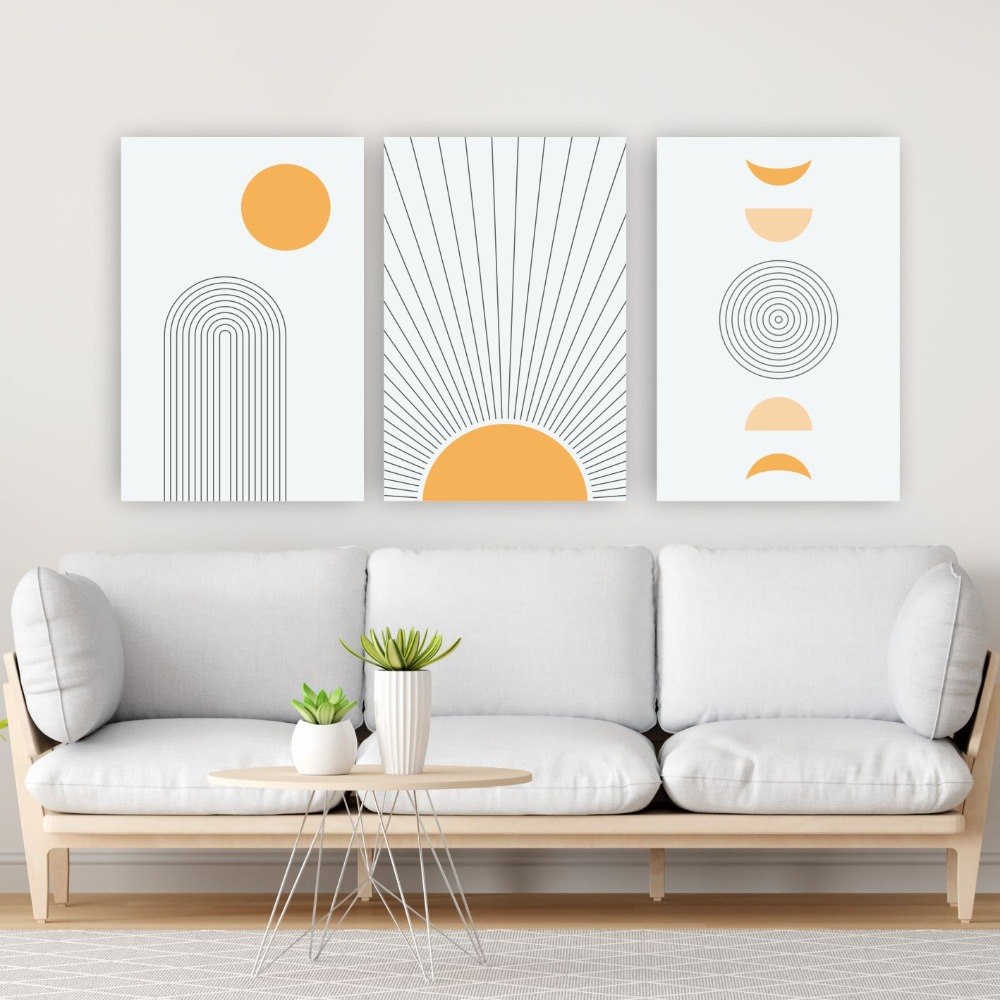 Compre Quadro Decorativo Composição Trio Solar - Decora Online