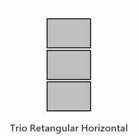 Quadro Trio Retangular Horizontal