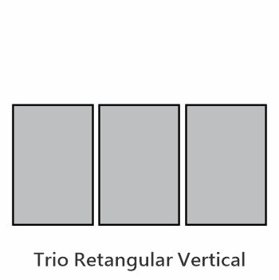Quadro Trio Retangualr Vertical