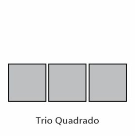 Quadro Trio Quadrado