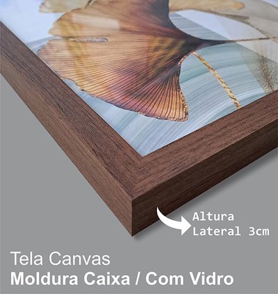 quadro canvas madeira escura