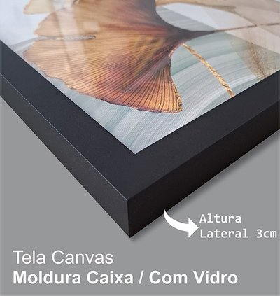 quadro moldura caixa preto